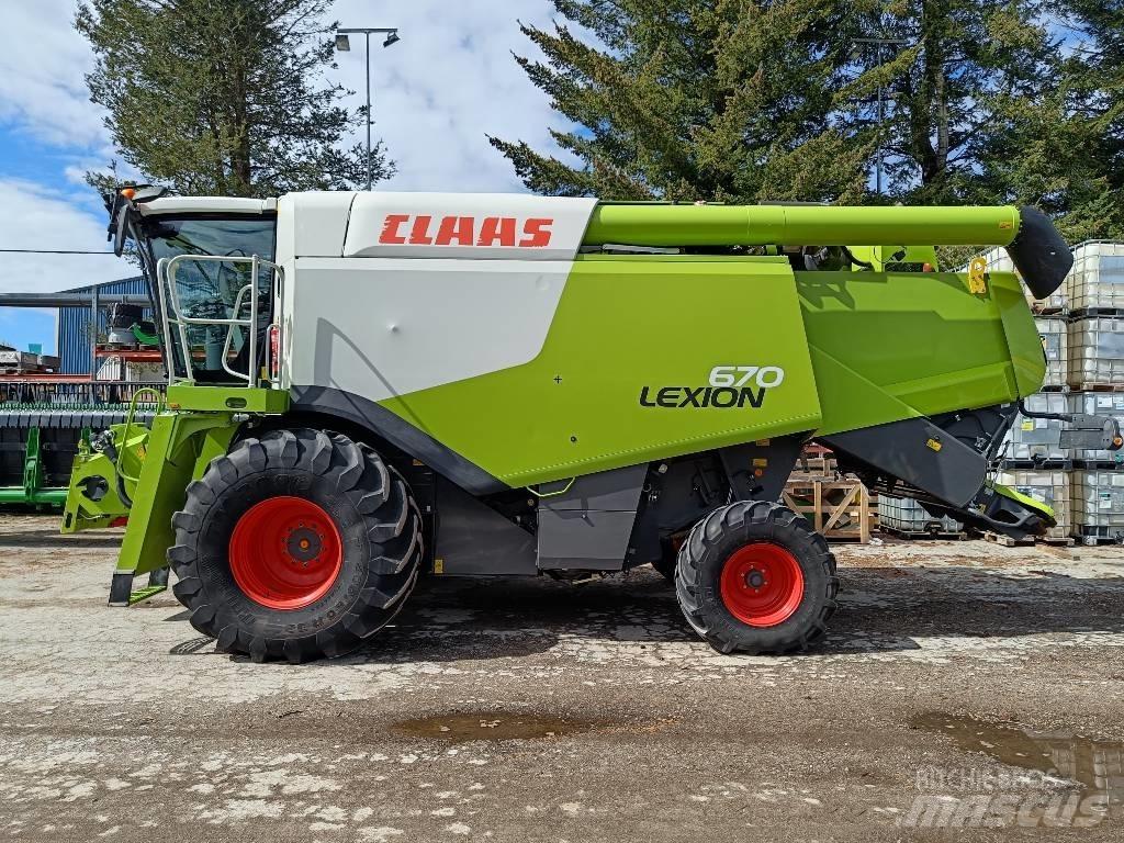 CLAAS Lexion 670 Mejetærskere