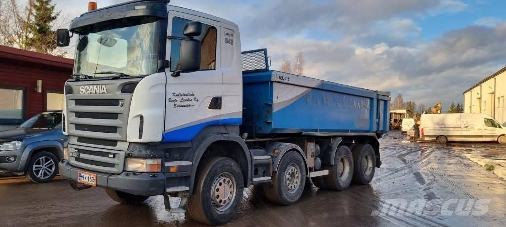 Scania R 480 8x4 Skip loader