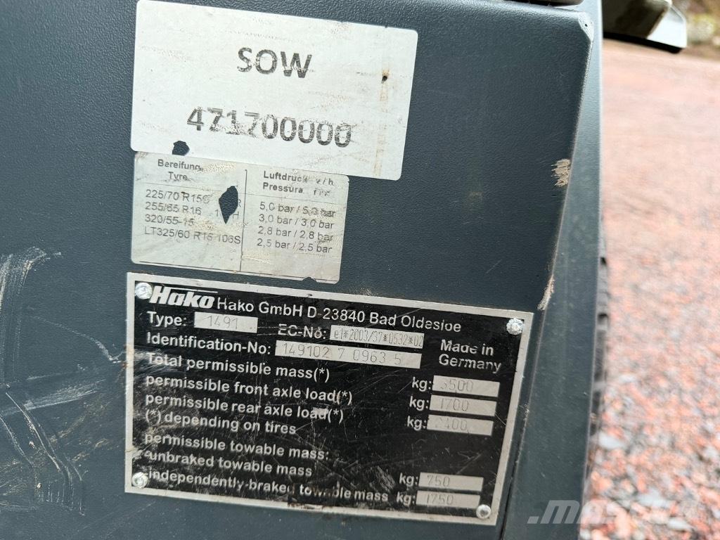 Hako Citymaster 1600 Fejemaskiner