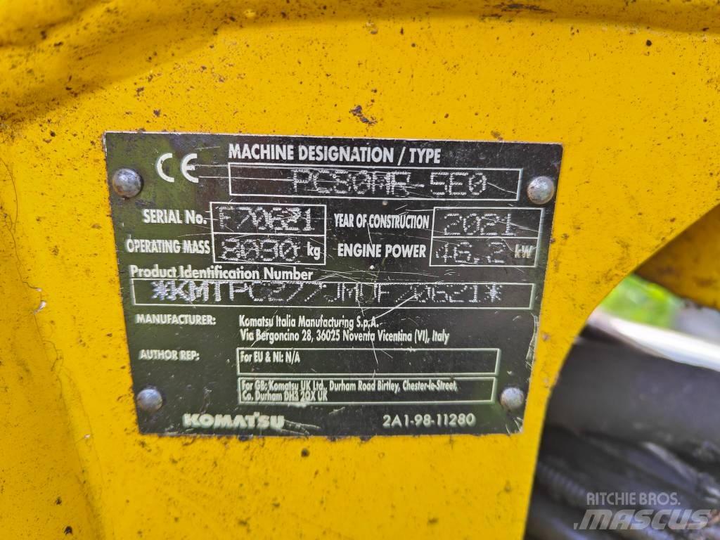 Komatsu PC 80 MR-5 Midi-gravemaskiner 7t - 12t
