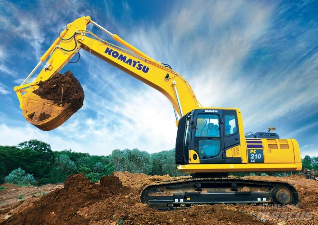 Komatsu PC 210 LC Gravemaskiner på larvebånd
