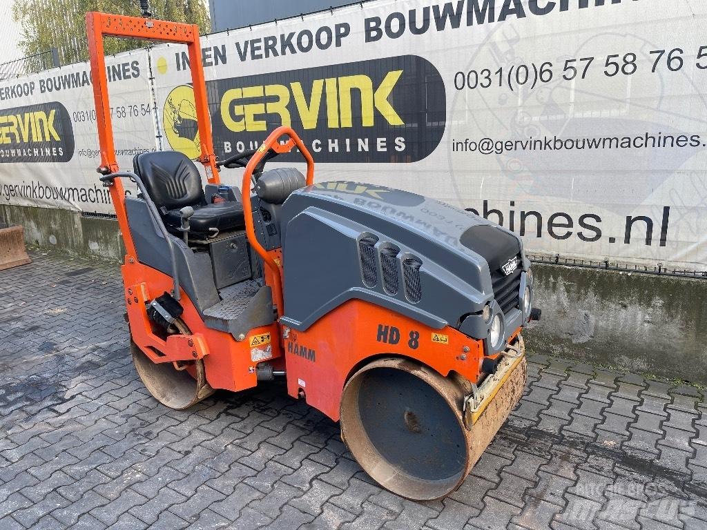 Hamm HD 8 VV Tvilling tromle