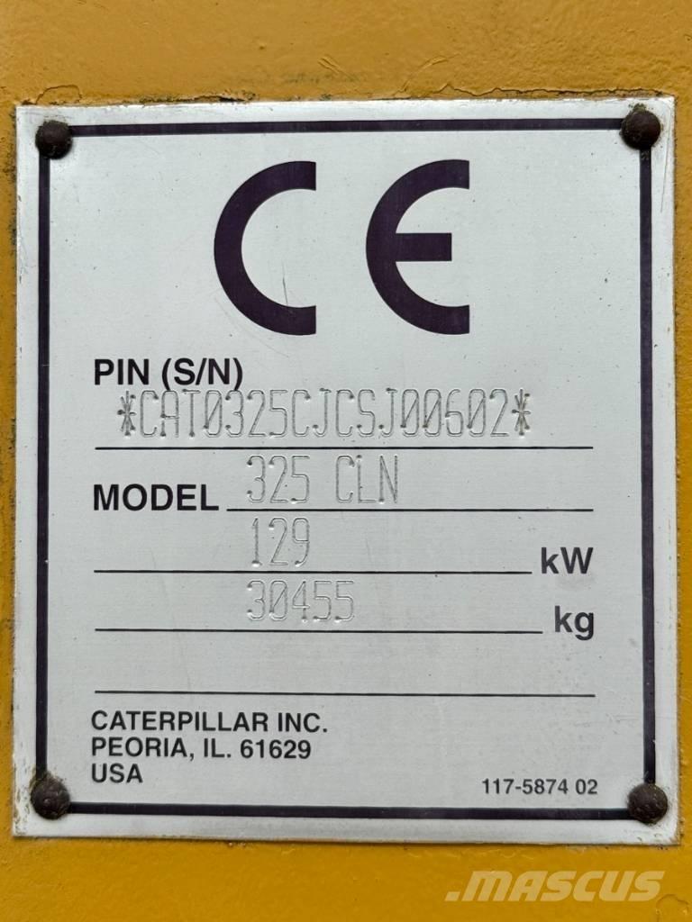 CAT 325CLN LR Gravemaskiner med lang gravebom
