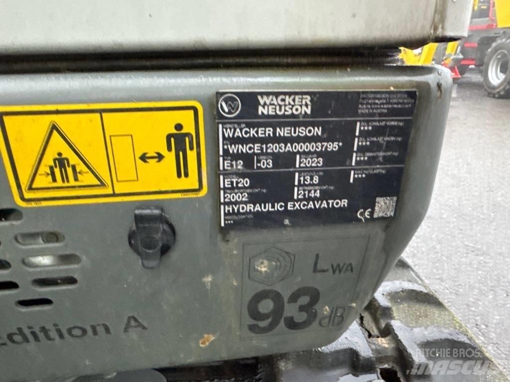 Wacker Neuson ET20 Gravemaskiner på larvebånd