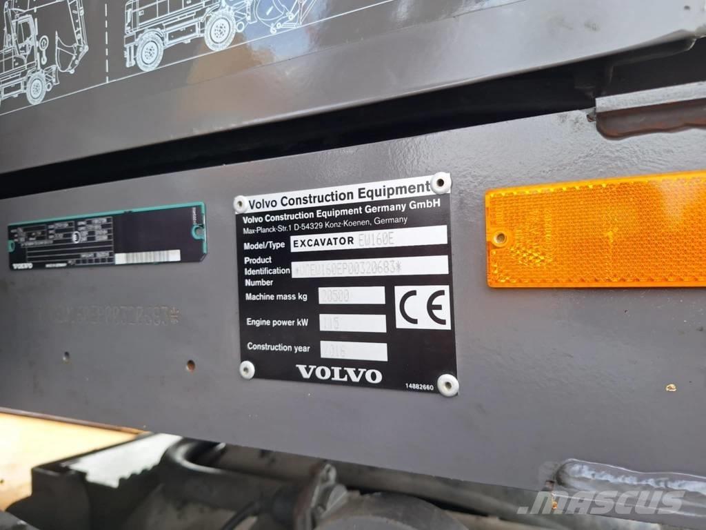 Volvo EW 160 E Gravemaskiner på hjul