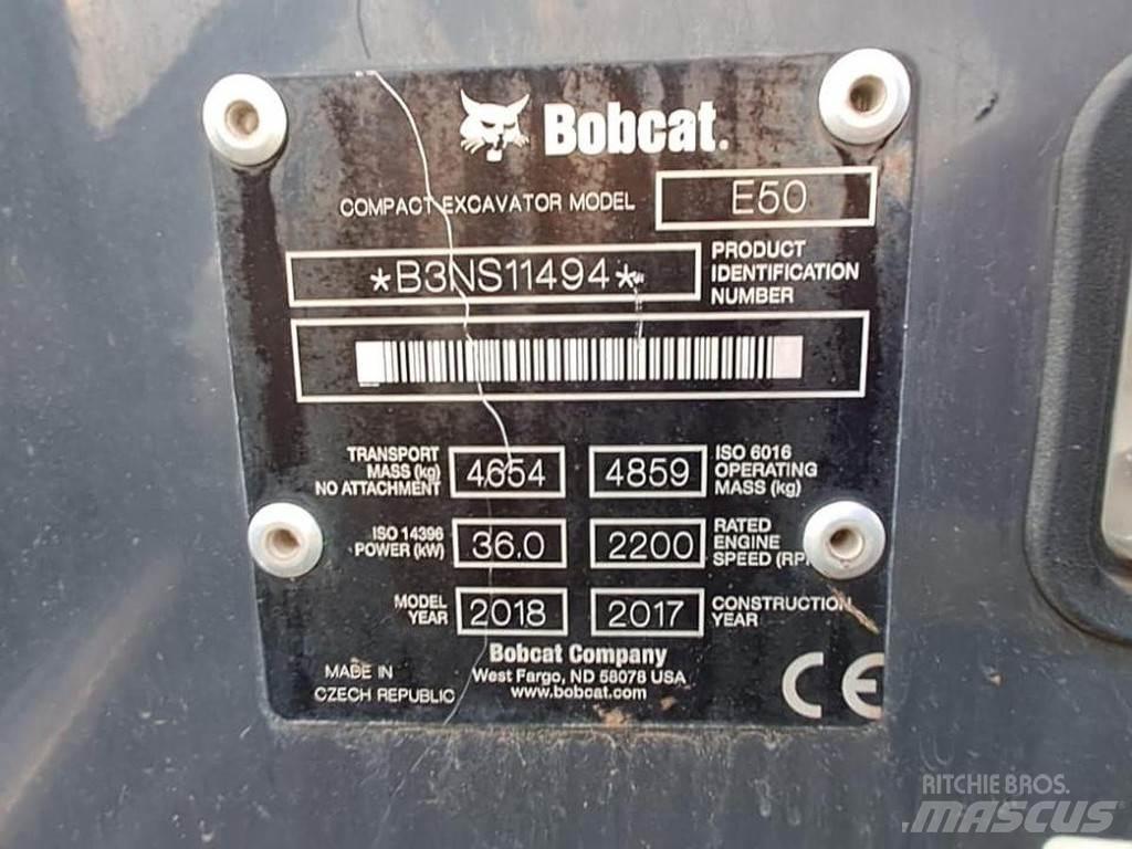 Bobcat E50 Minigravemaskiner