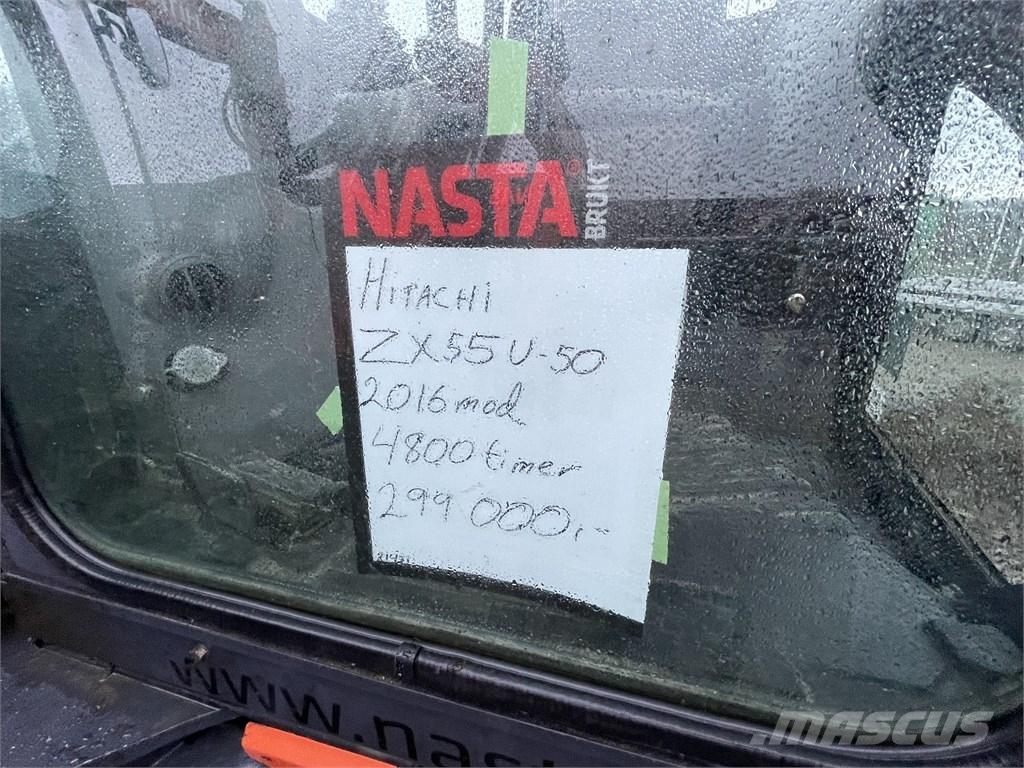 Hitachi ZX55U-5 Minigravemaskiner