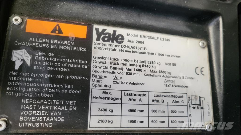 Yale ERP25ALF El gaffeltrucks