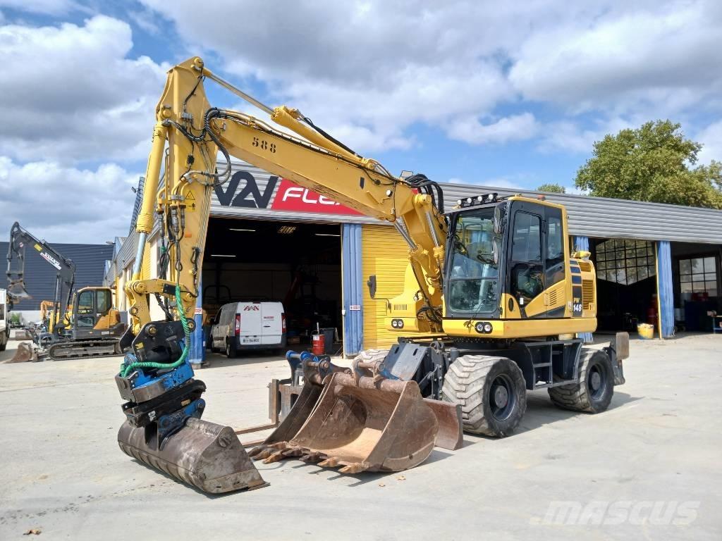 Komatsu PW 148-11 Gravemaskiner på hjul