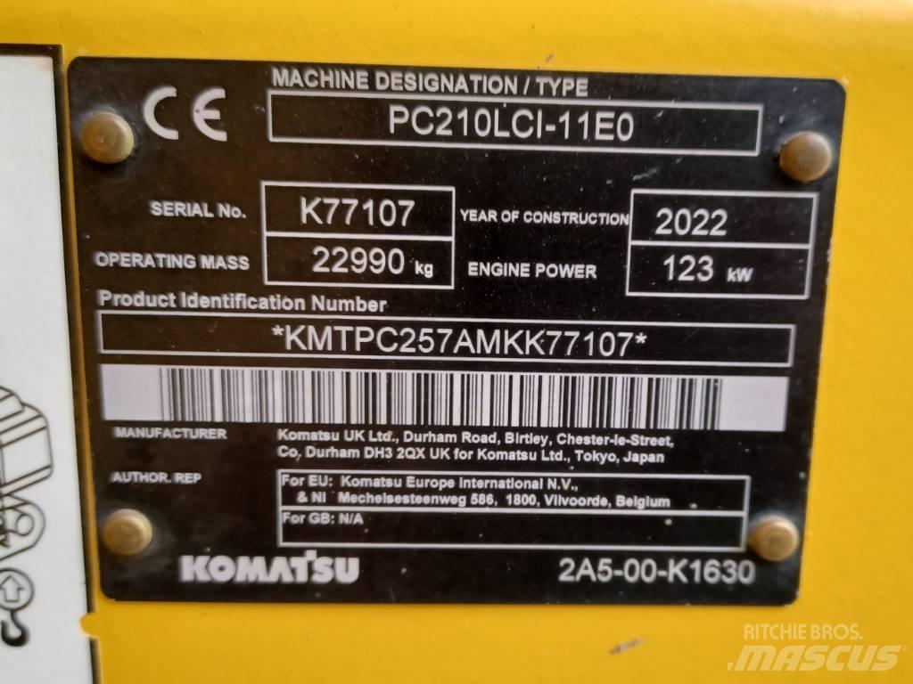 Komatsu PC210LCi-11 Gravemaskiner på larvebånd