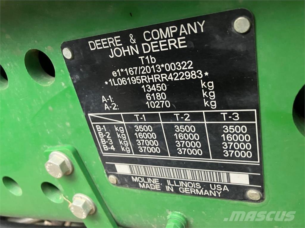 John Deere 6R 195 Traktorer