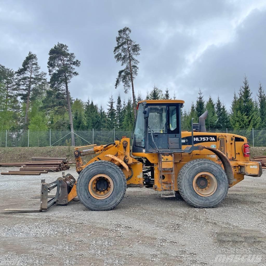 Hyundai HL 757-7 A Læssemaskiner på hjul