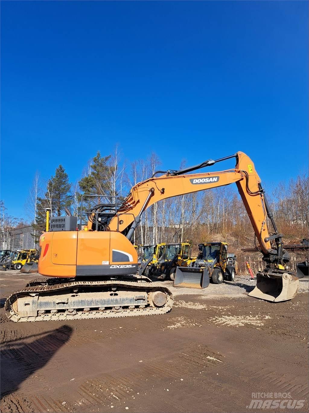 Doosan DX235LCR-5 Gravemaskiner på larvebånd