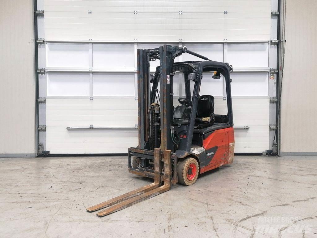 Linde E16-02 El gaffeltrucks