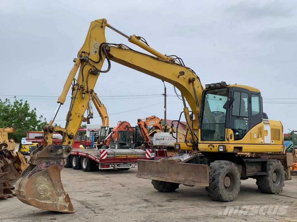 Komatsu PW 140-7 Gravemaskiner på hjul