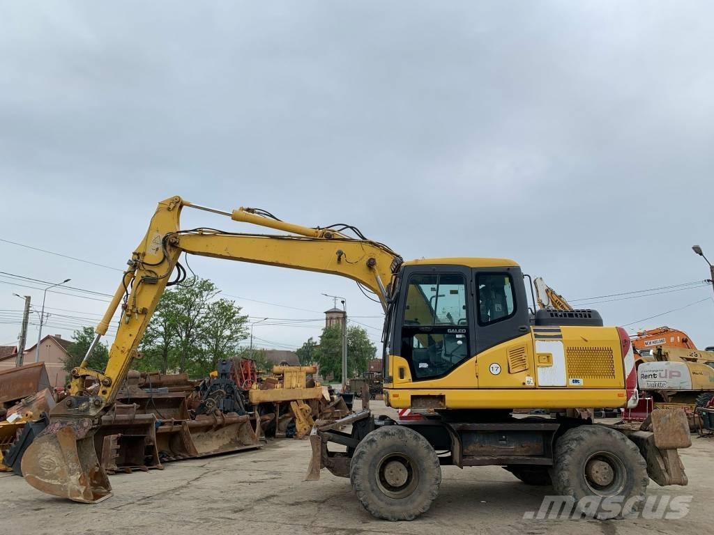 Komatsu PW 140-7 Gravemaskiner på hjul