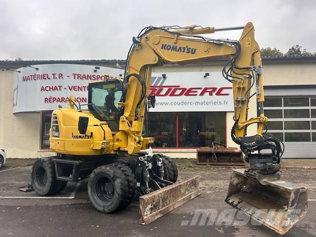 Komatsu PW 98 MR Gravemaskiner på hjul