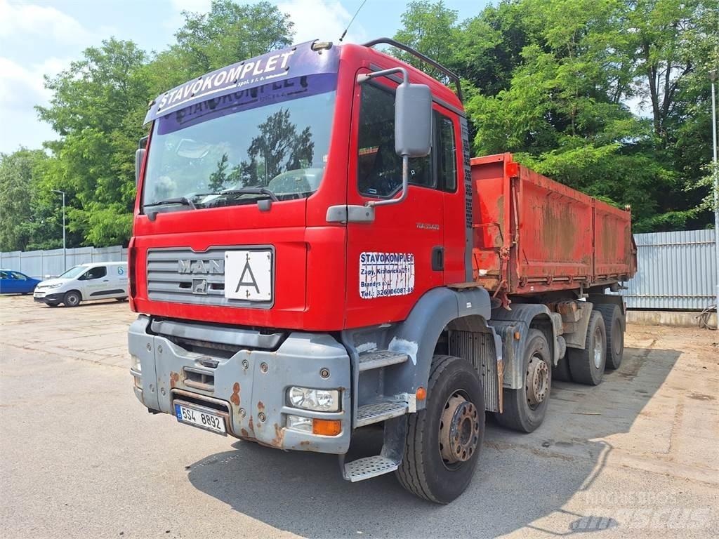 MAN TGA 35.410 8X4 Lastbil med lad/Flatbed