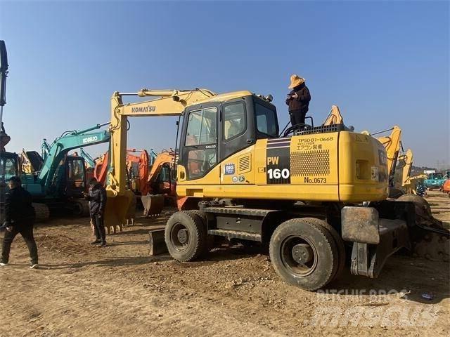 Komatsu PW160 Gravemaskiner på larvebånd