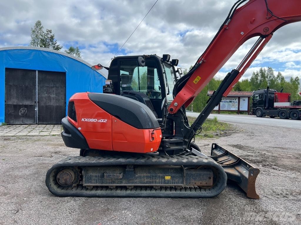Kubota kx080-4a2 Midi-gravemaskiner 7t - 12t