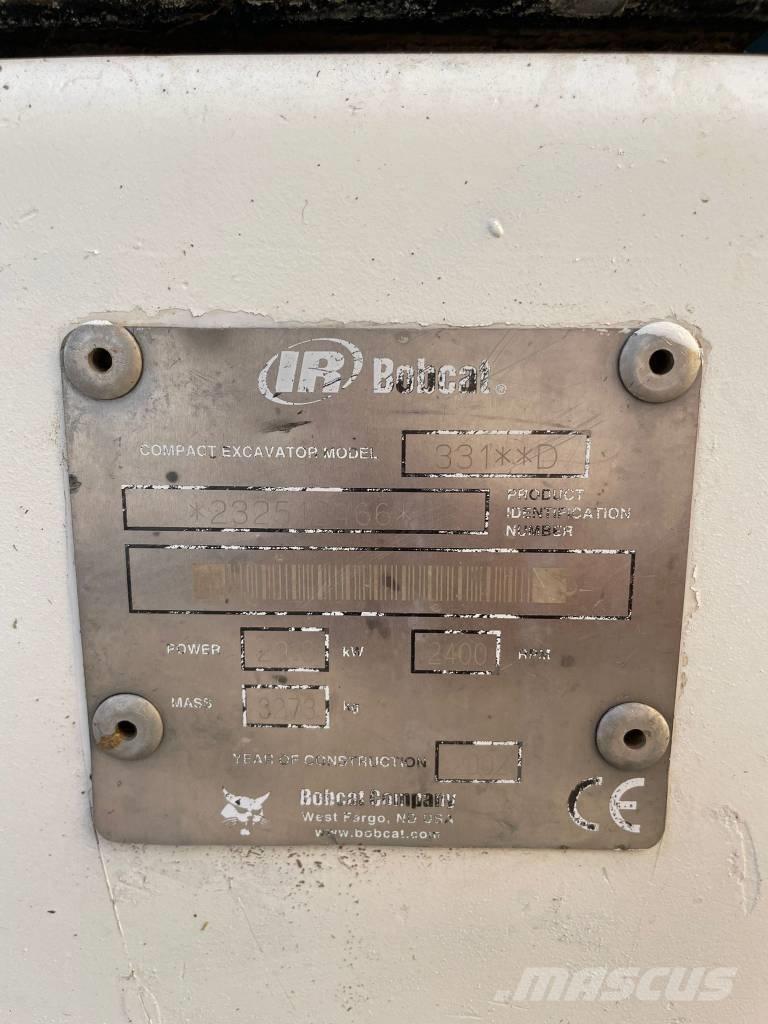 Bobcat 331 Minigravemaskiner