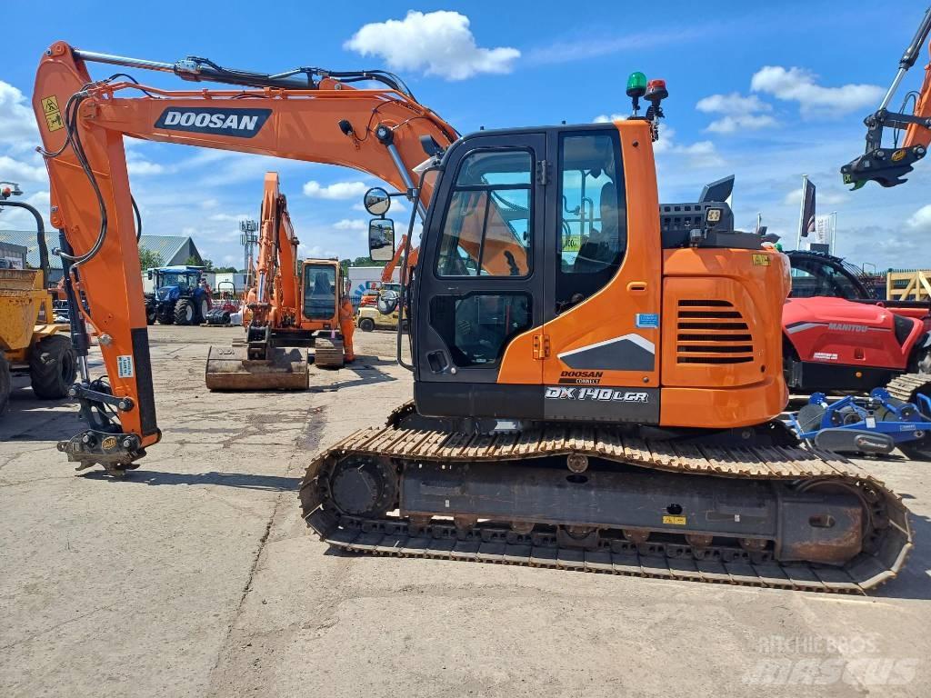 Doosan DX140LC-7K Gravemaskiner på larvebånd