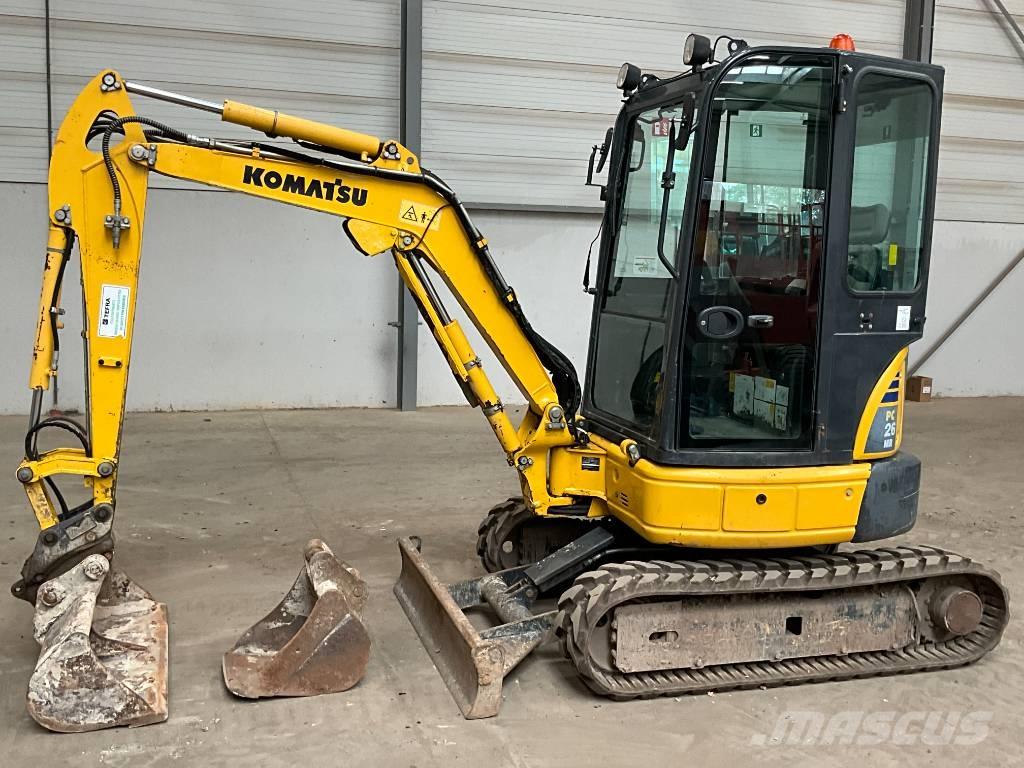 Komatsu PC 26 MR-3 Minigravemaskiner