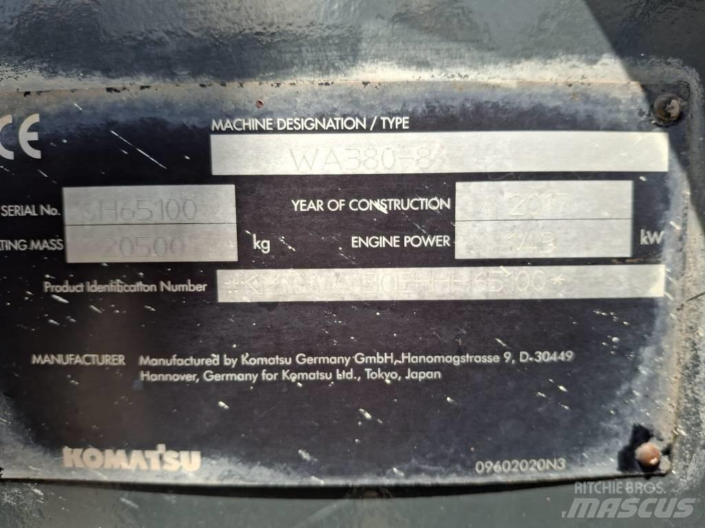 Komatsu WA 380-8 Minilæsser - knækstyret