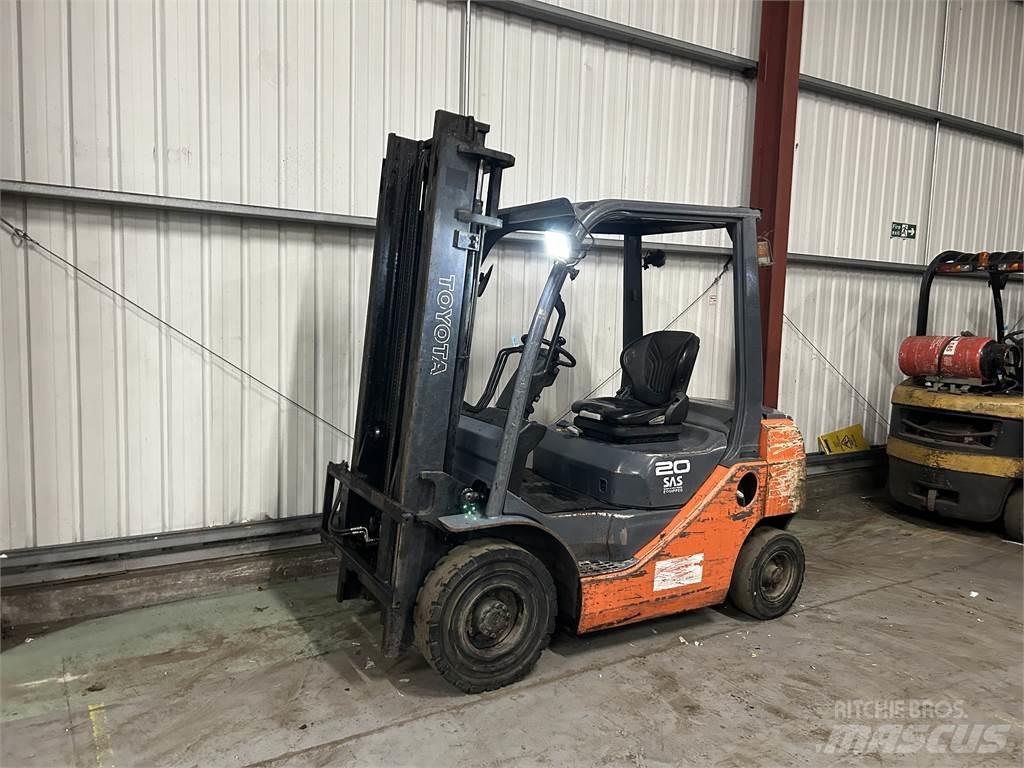 Toyota 8FD20 Diesel gaffeltrucks
