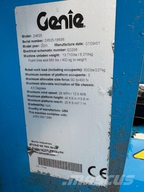 Genie Z 45/25 Bomlifte med knækarm