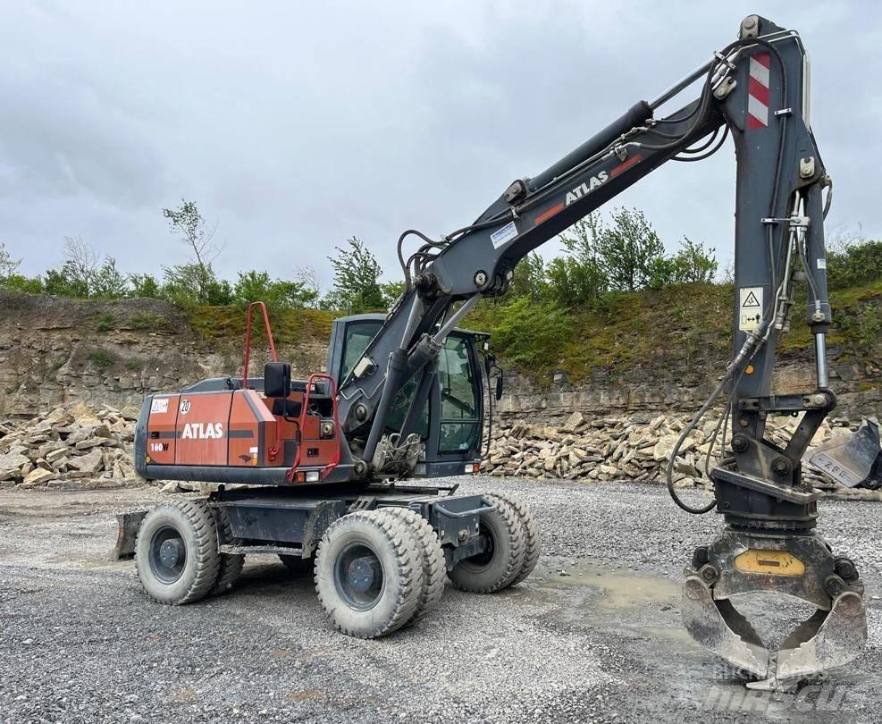 Atlas 160W Gravemaskiner på hjul