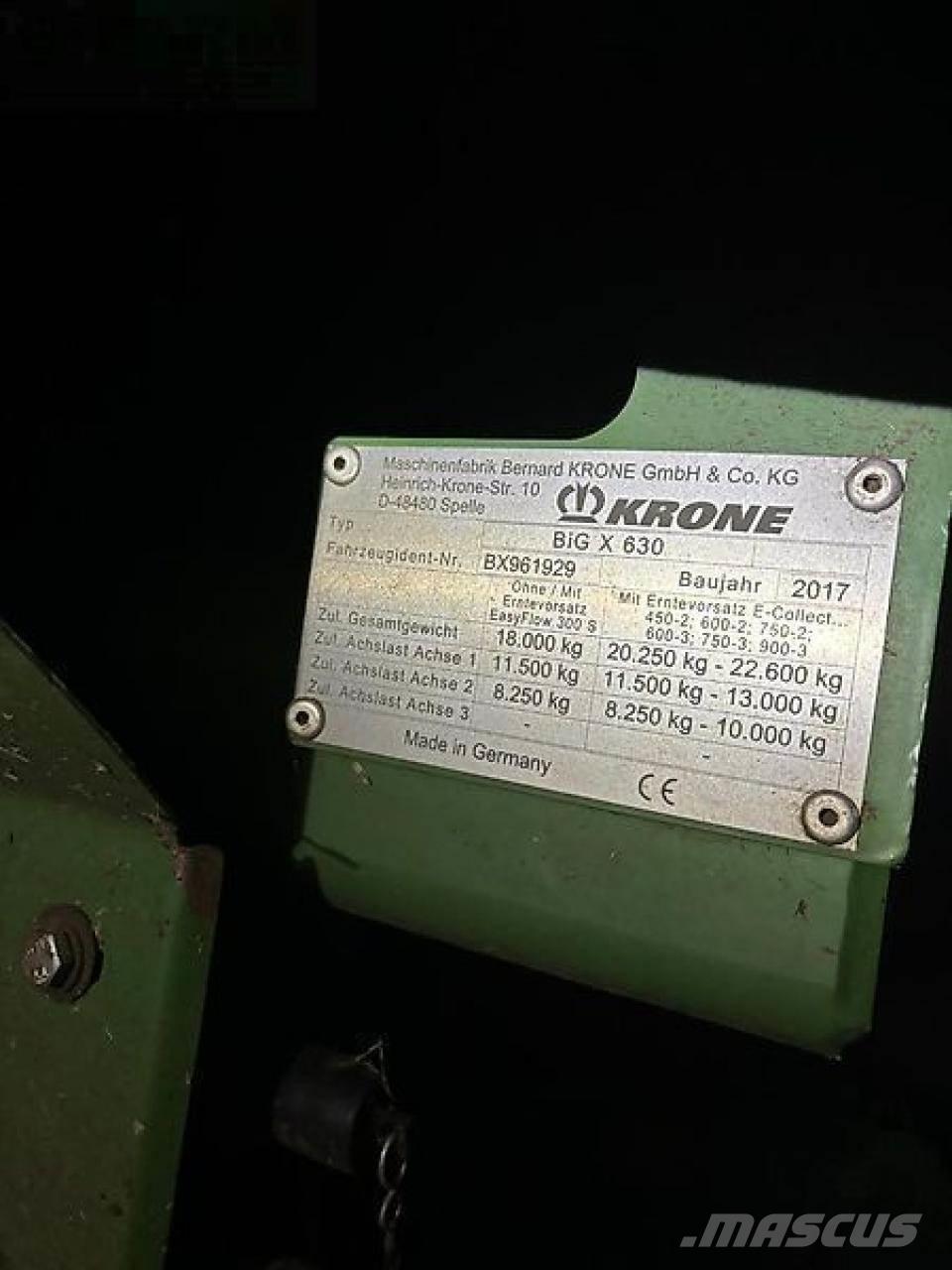 Krone big x 630 Finsnittere
