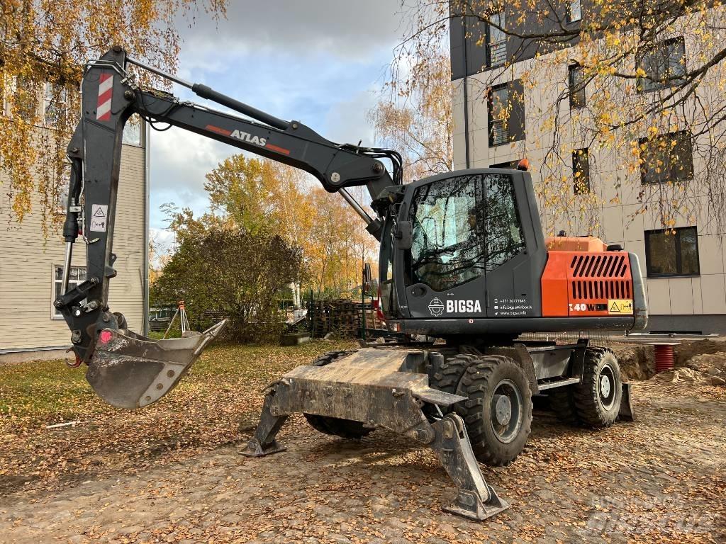 Atlas 140 W Gravemaskiner på hjul