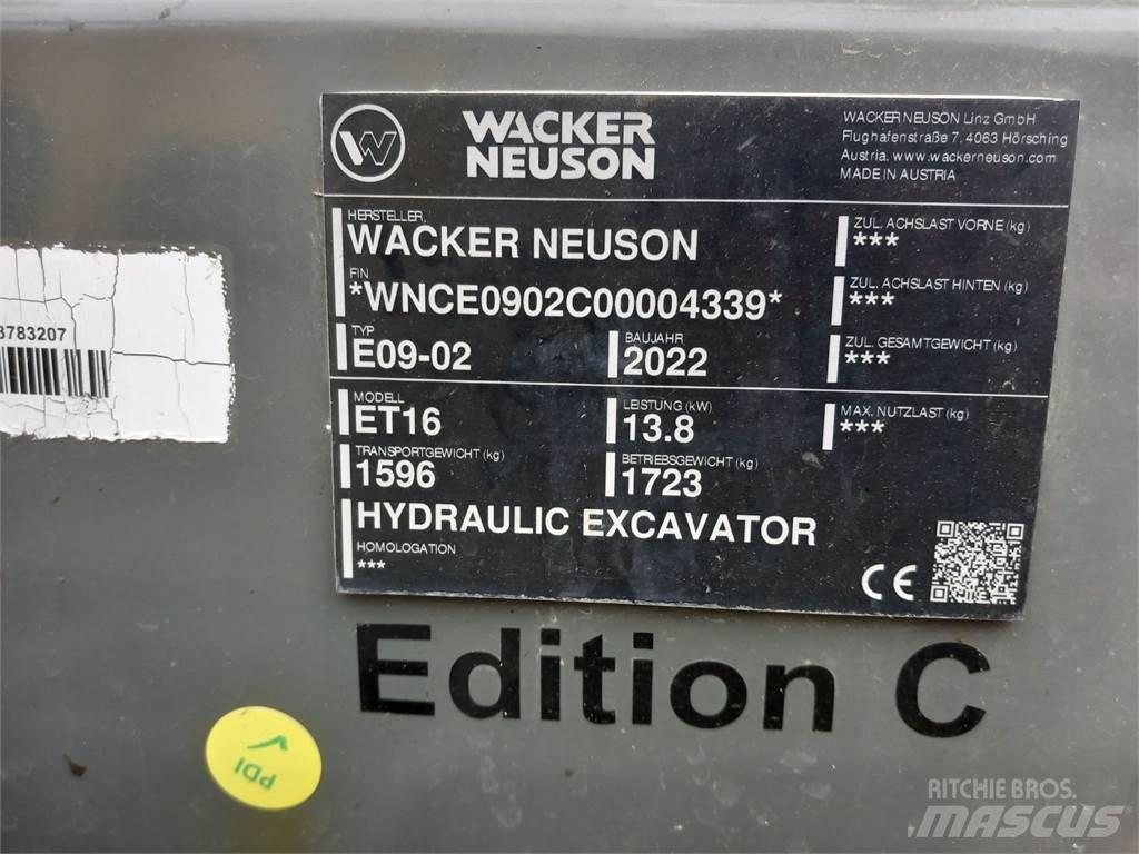 Wacker Neuson ET16 Gravemaskiner på larvebånd