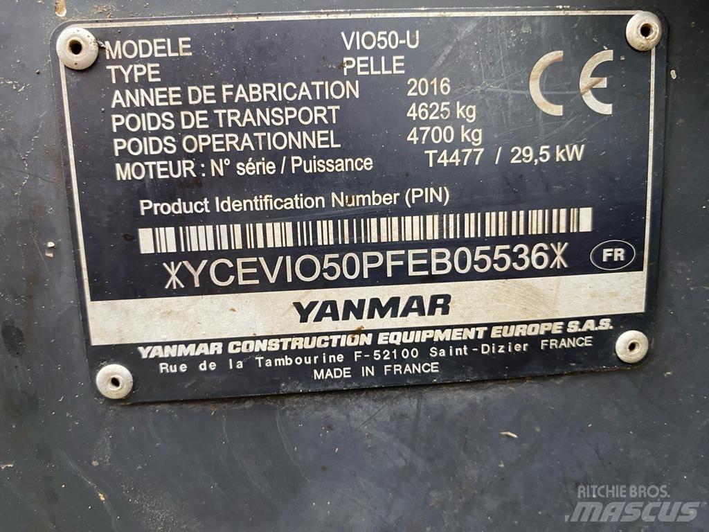 Yanmar Vio 50 U Minigravemaskiner