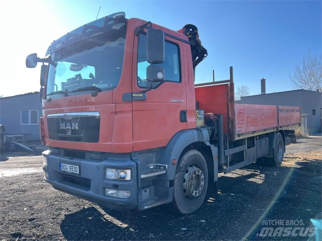 MAN TGM 15.290 + HR Lastbil med lad/Flatbed