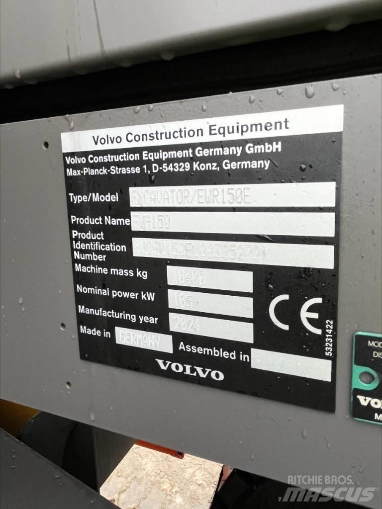 Volvo EWR 150 E Gravemaskiner på hjul