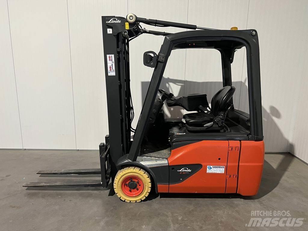 Linde E18-02 El gaffeltrucks