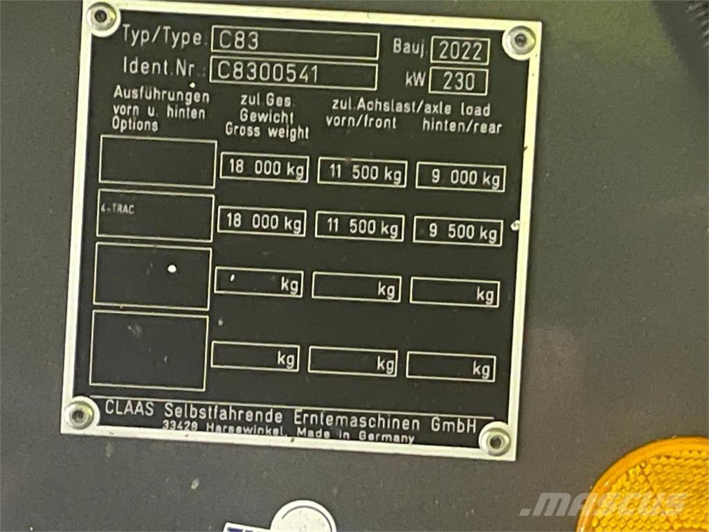 CLAAS Lexion 760 Mejetærskere