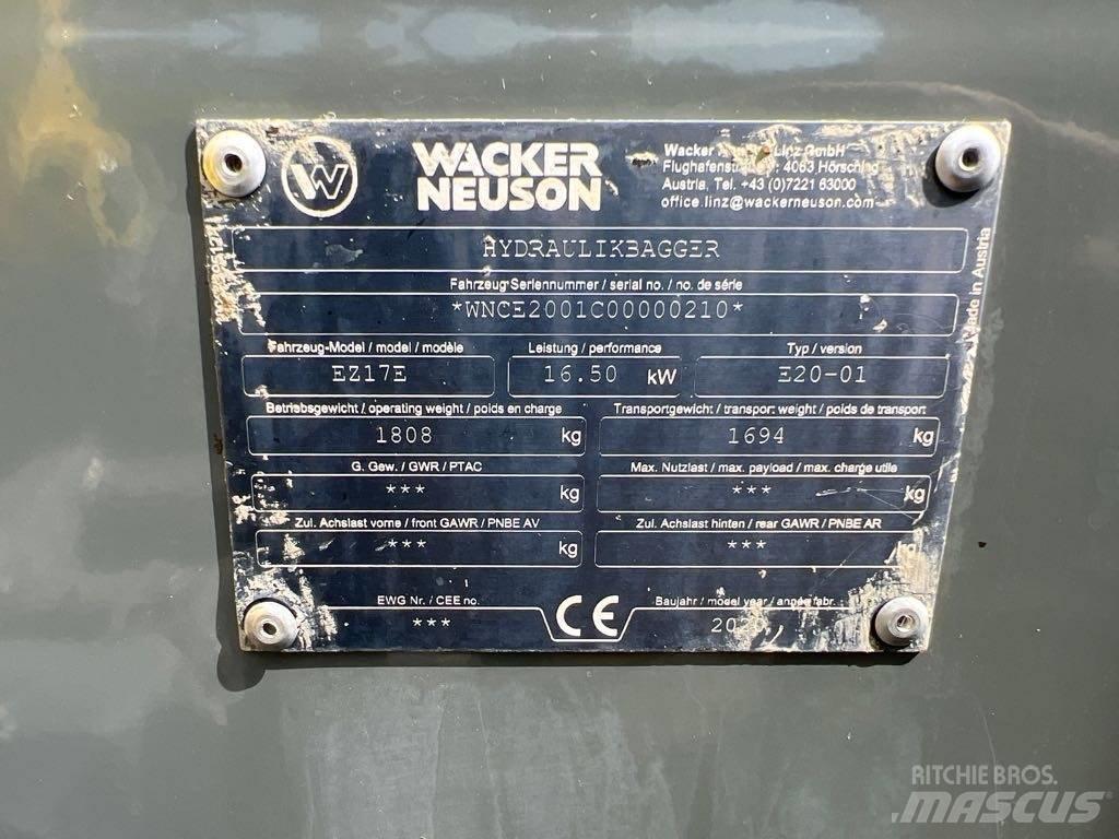 Wacker Neuson EZ17e Gravemaskiner på larvebånd