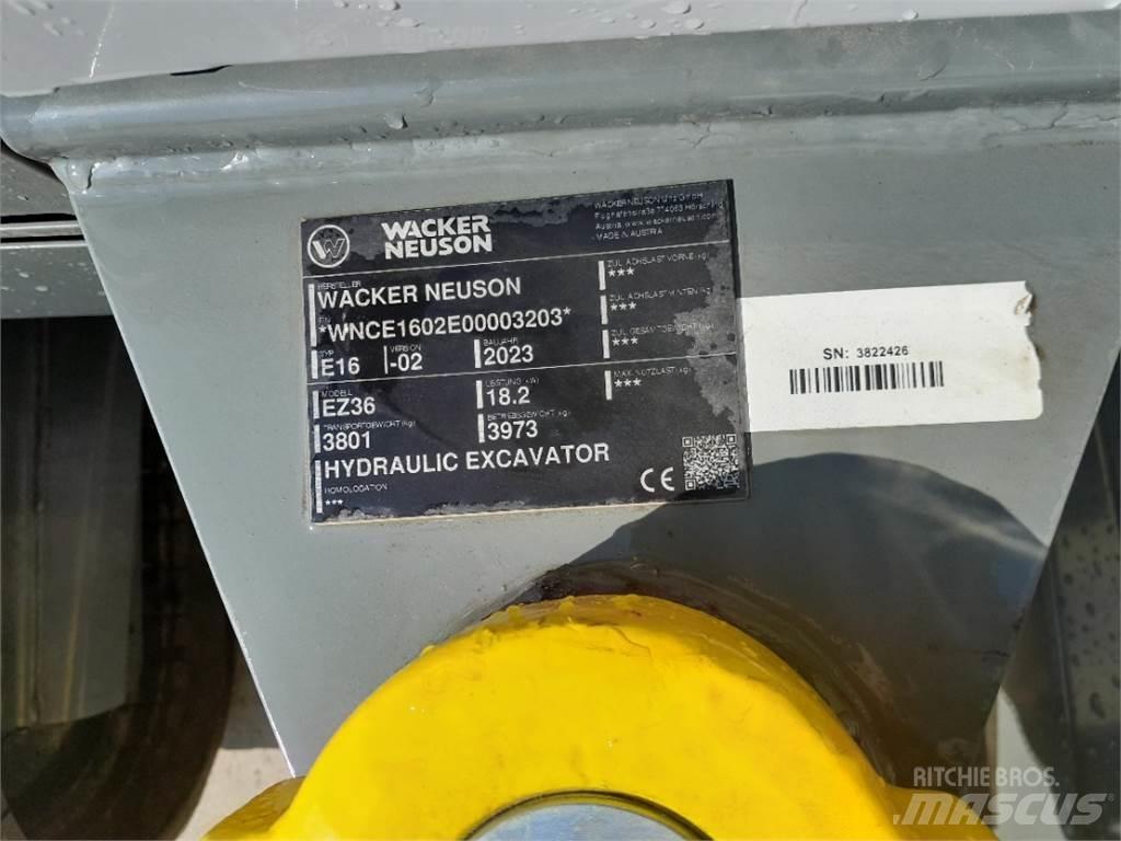 Wacker Neuson EZ36 Minigravemaskiner
