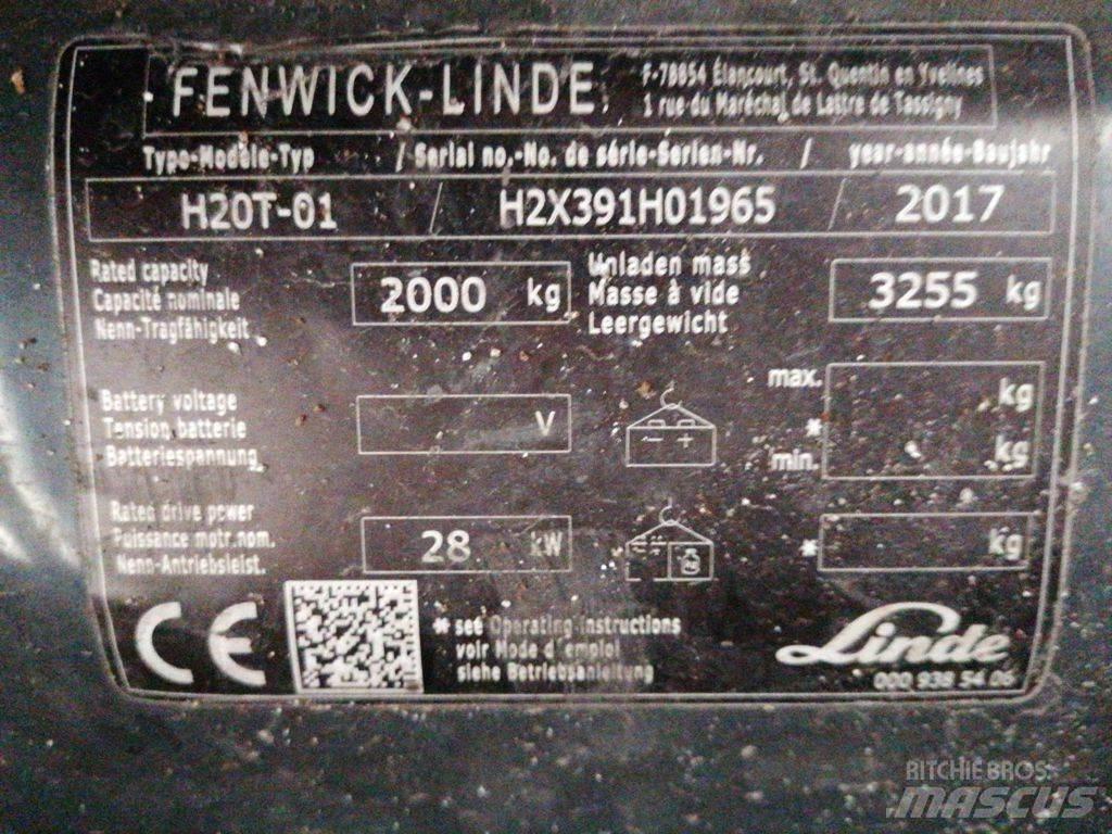 Linde H20T-01 LPG gaffeltrucks