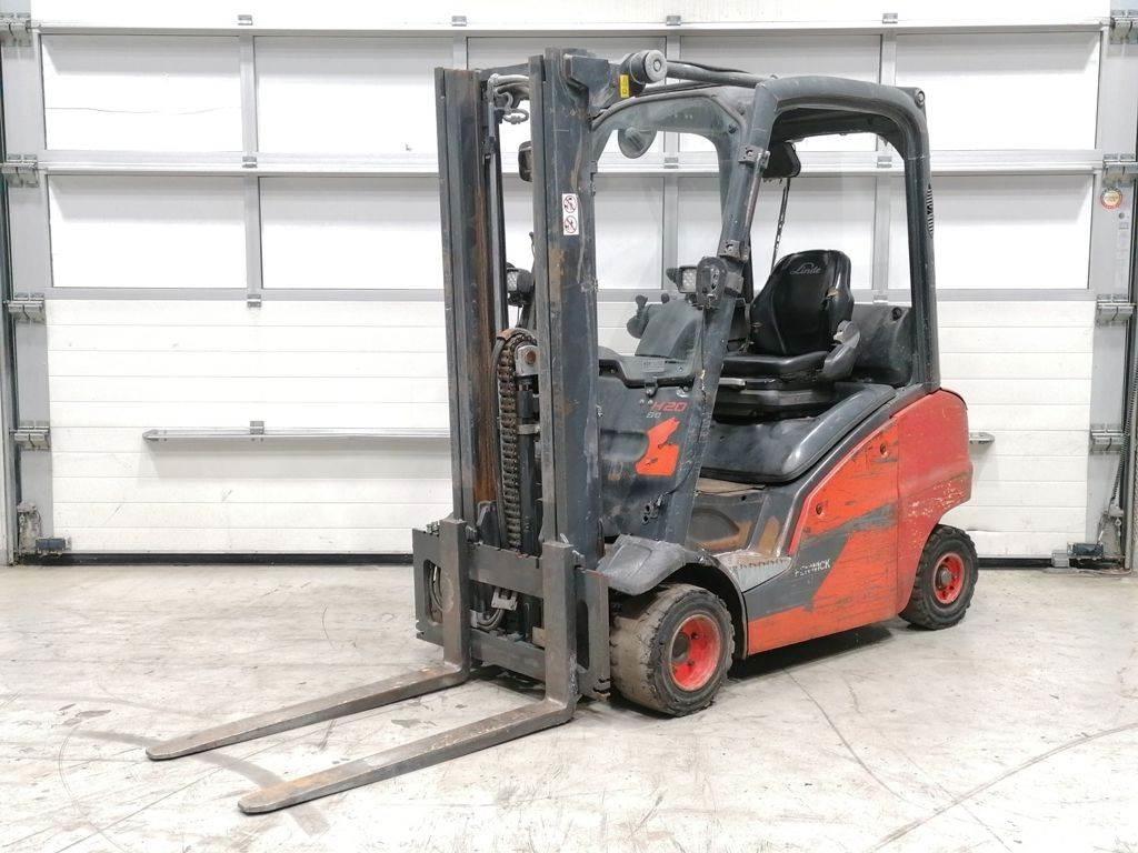 Linde H20T-01 LPG gaffeltrucks