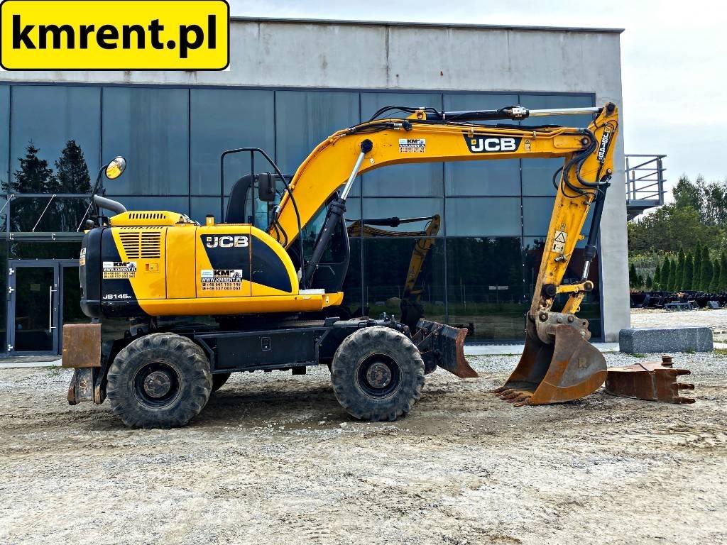 JCB JS 145 W Gravemaskiner på hjul