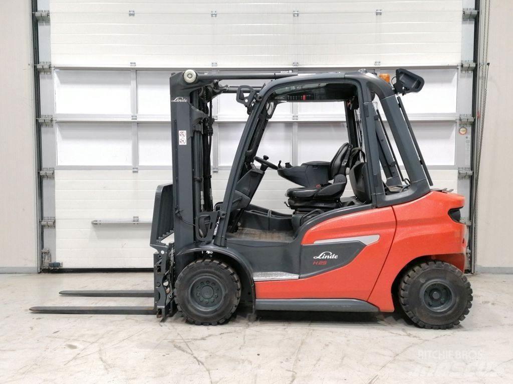 Linde H25T-01 El gaffeltrucks