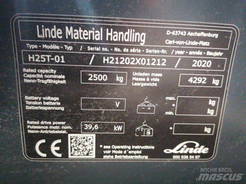 Linde H25T-01 El gaffeltrucks