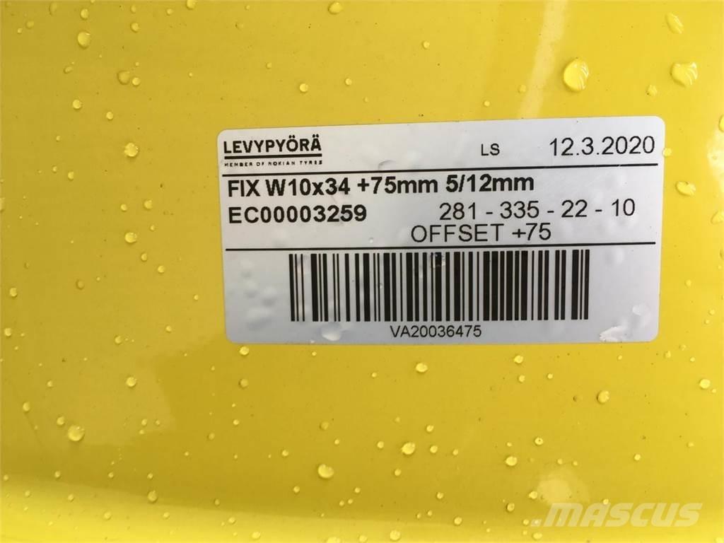 John Deere 10x34 Hjul, Dæk og Fælge