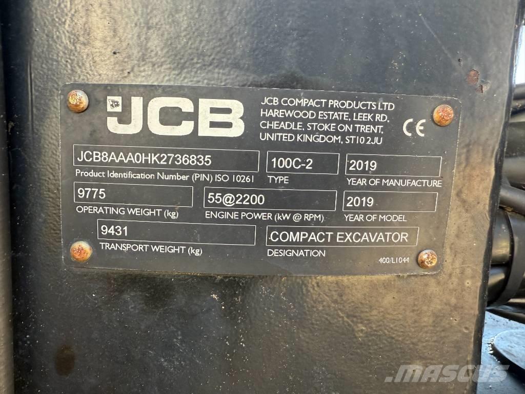 JCB 100 C-2 Midi-gravemaskiner 7t - 12t