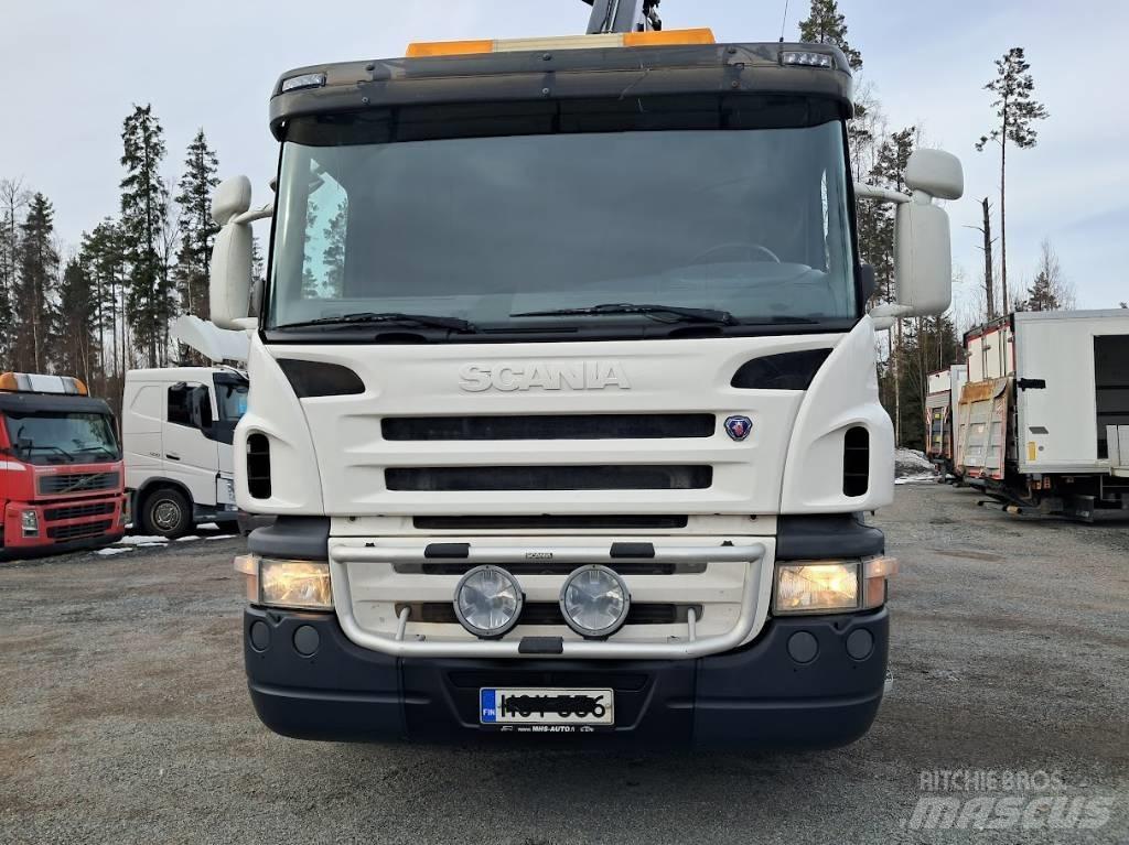 Scania P 340 Lastbil med kran