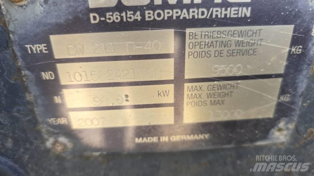 Bomag BW 211 D-40 Tvilling tromle